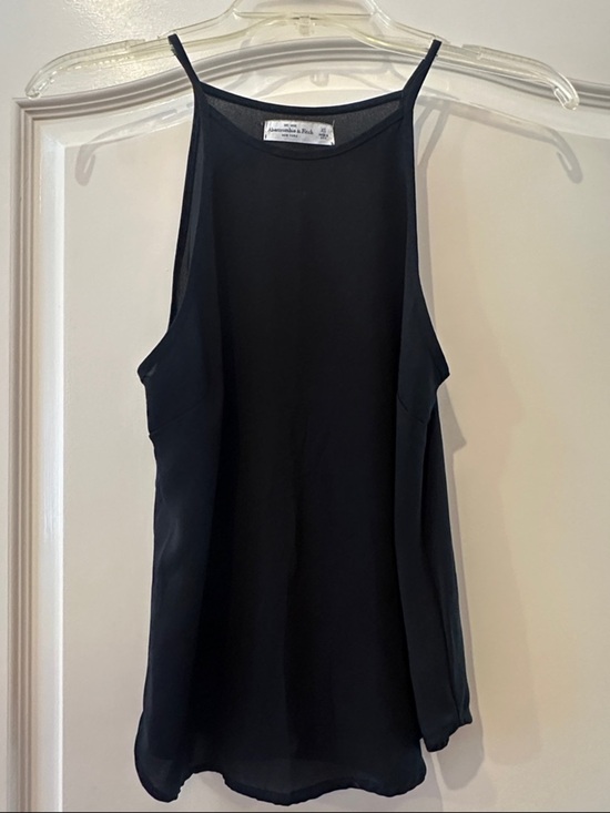 Abercrombie & Fitch Tops - Abercrombie & Fitch Black High-Neck Camisole